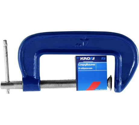 G-образная струбцина KROFT 75мм 202132