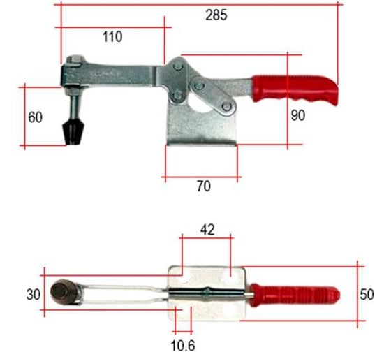 Механический прижим Uniq tool (Goodhand) CS-200-WL