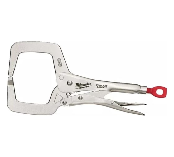 Зажим 11 дюймов с тонкими губками Milwaukee Locking hand clamps 48223531 1