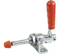 Плунжерный зажим с горизонтальным кронштейном нержавеющая сталь KUKAMET, усилие 55 кг S511-0