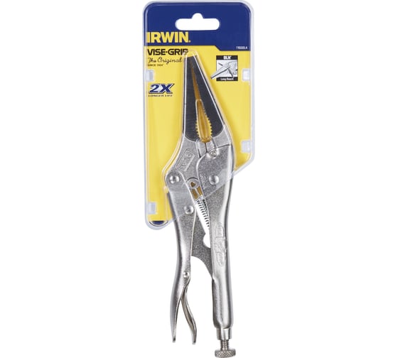 Прямые длинногубцы с фиксатором 225мм Irwin 9LN T1502EL4
