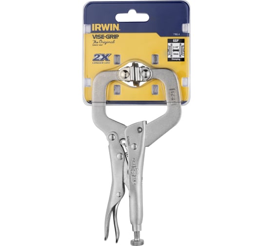 С-образные щипцы с фиксатором 6SP 6", 150мм Irwin T18EL4
