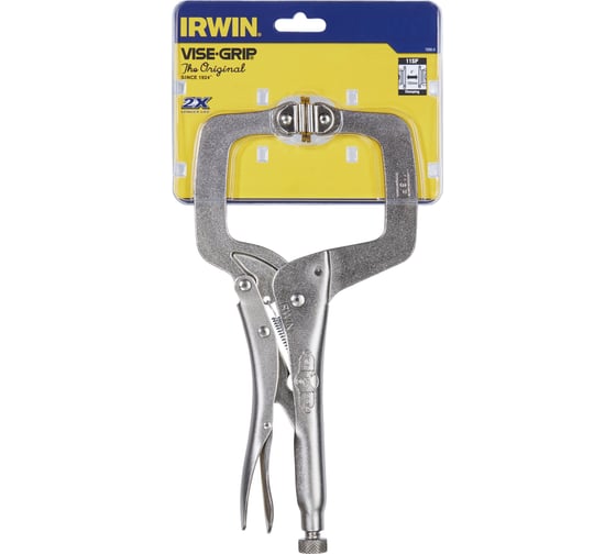 С-образные щипцы с фиксатором 11SP 11", 275мм Irwin T20EL4