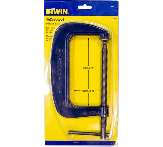 G-образная струбцина Irwin 119, 150мм T1196