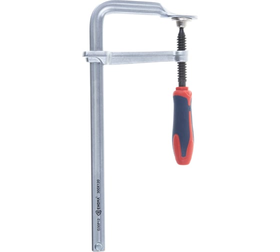 Кованая струбцина 300x120 пластиковая рукоятка EHOMA G30P12