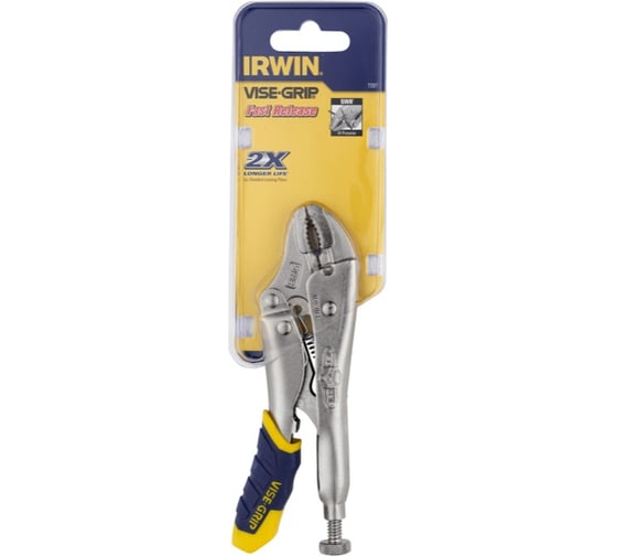 Пассатижи с фиксирующимися изогнутыми губками Irwin FASTRELEASE 5WR T09T