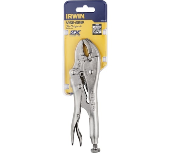 Пассатижи с фиксатором с изогнутыми губками, 175мм IRWIN 7WR T0702EL4