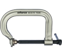 G-образная струбцина 70х80 мм Inforce 06-03-19