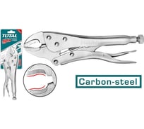 Ручной зажим с овальными губками 250 мм TOTAL THT191003
