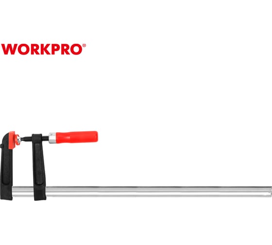 F-образная струбцина WORKPRO 120х600 мм WP232029
