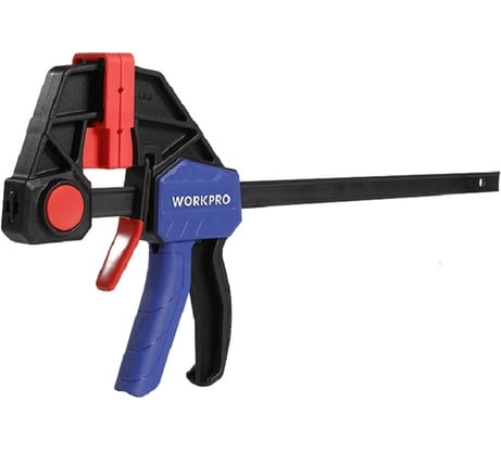 Быстрозажимная струбцина WORKPRO поворотная, 79x300мм WP232040