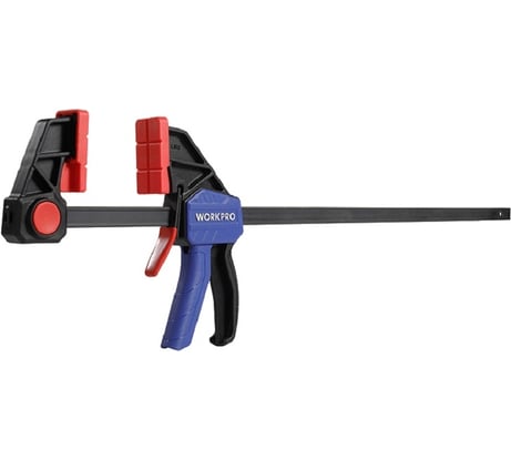 Быстрозажимная струбцина WORKPRO поворотная, 79x600мм WP232042