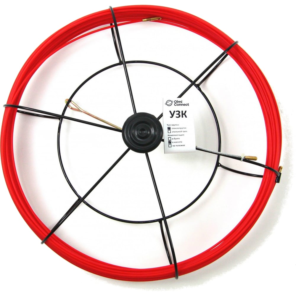 Стальная протяжка с нейлоновым покрытием OlmiOn d=3,5 мм L=10 м в ...