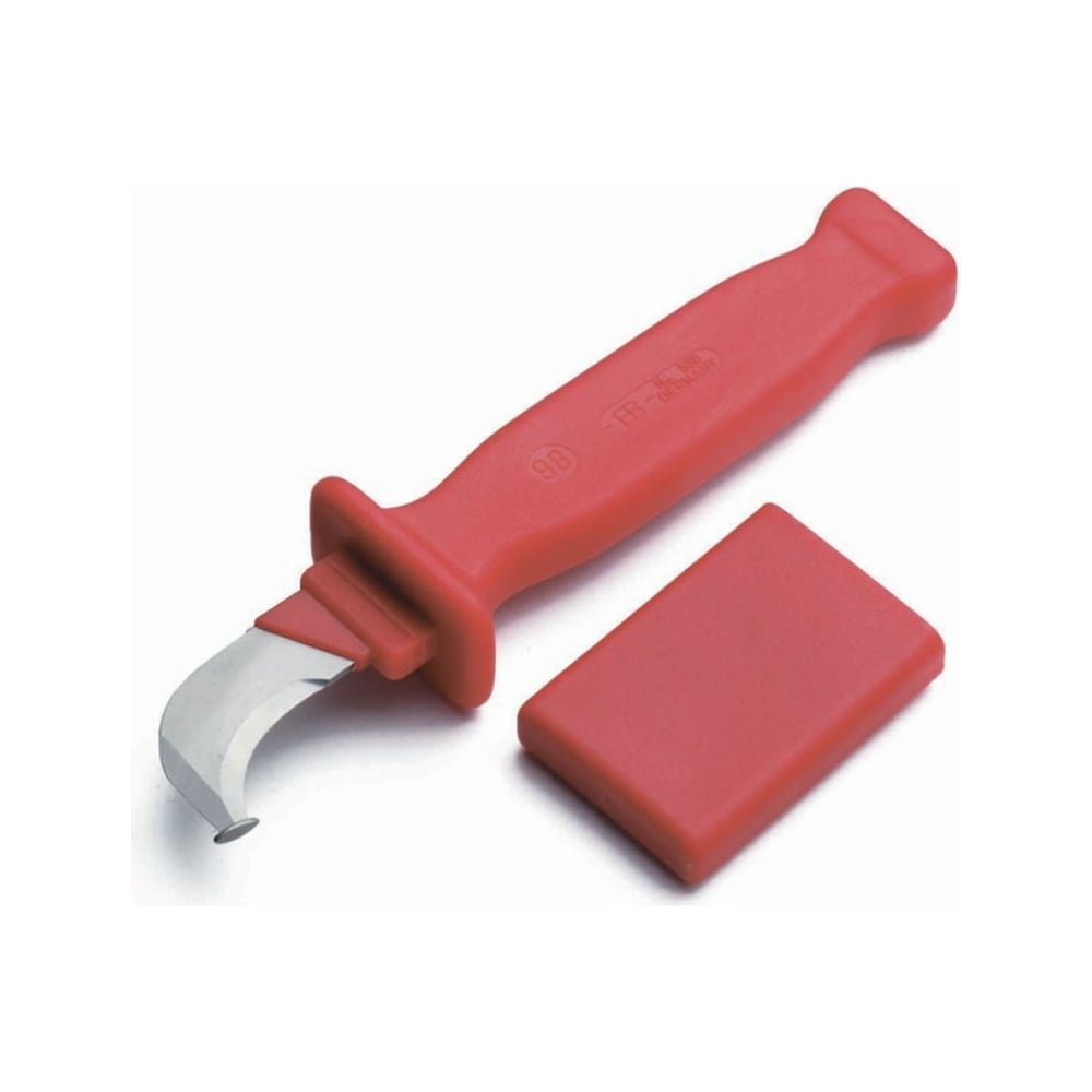 Кабельный нож с пяткой и изоляцией 1000В, лезвие изогнутое CIMCO 12 .