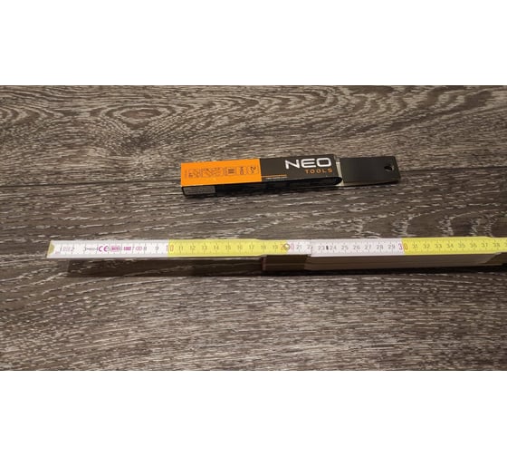 Метр, складной деревянный 2 м, бело- желтый NEO Tools 74-020 11