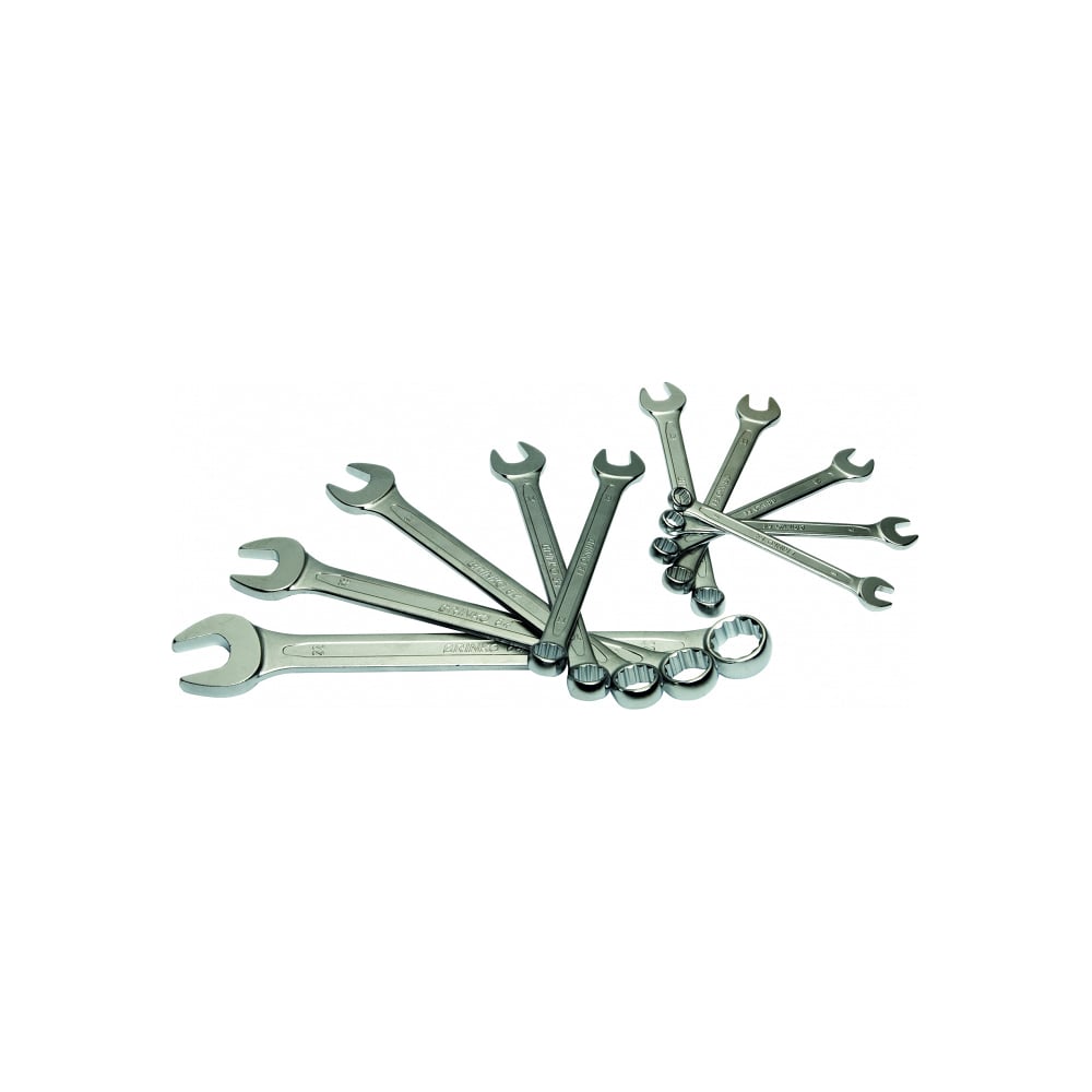 Набор рожково-накидных ключей Brinko 8-22 мм, 10 шт 66-1/10 992774 .