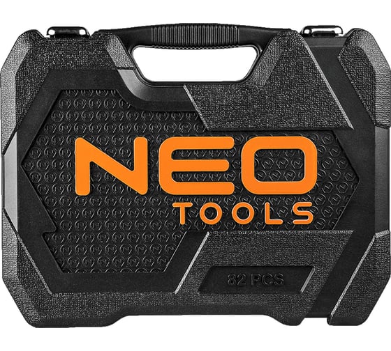 Сменные головки 82 шт. 1/2 1/4 CrV NEO Tools 08-672 4