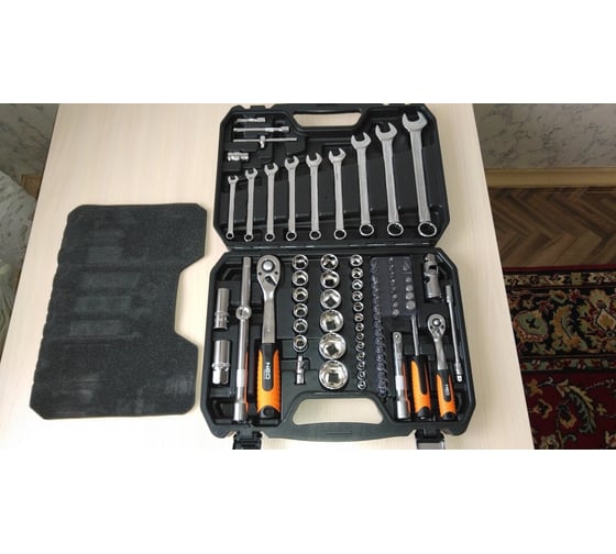 Сменные головки 82 шт. 1/2 1/4 CrV NEO Tools 08-672 26
