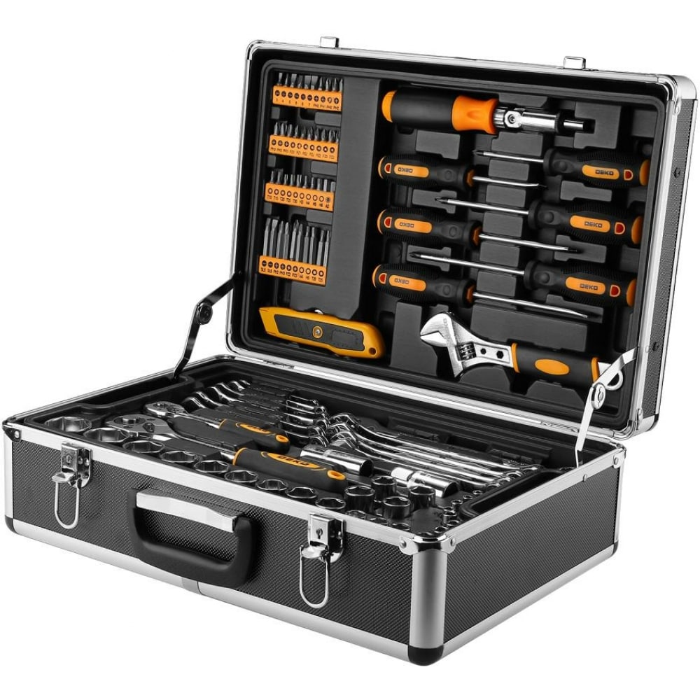 Профессиональный набор инструмента для дома и авто в чемодане DEKO .