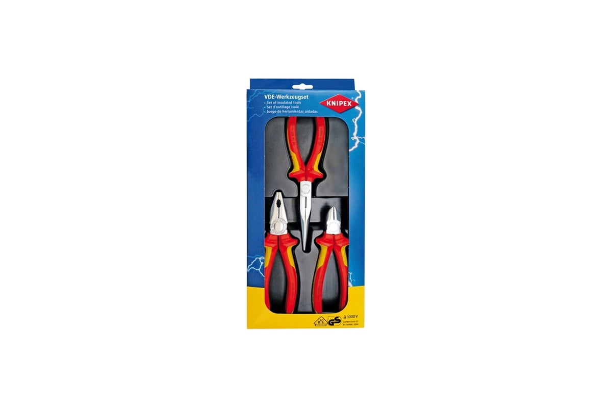 クニペックス KNIPEX 0306-180 絶縁ペンチ 1000V 03 06 180 絶縁用品