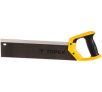 Пасовочная ножовка для стусла TOPEX закаленные зубья, двухкомпонентная ручка 10A706