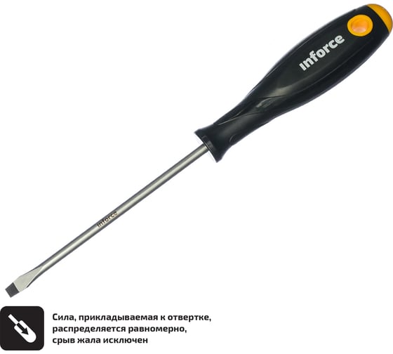 Купить шлицевую отвертку inforce sl5x125 06-09-60 в Ижевске - цены, отзывы, характеристики, доставка, гарантия, инструкция