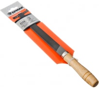 Напильник с деревянной ручкой ЕРМАК плоский 150мм, №2 645-016