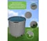 Емкость EKUD 300 л, h=70см, металлические стойки, 300L70 EKUD300L70 6