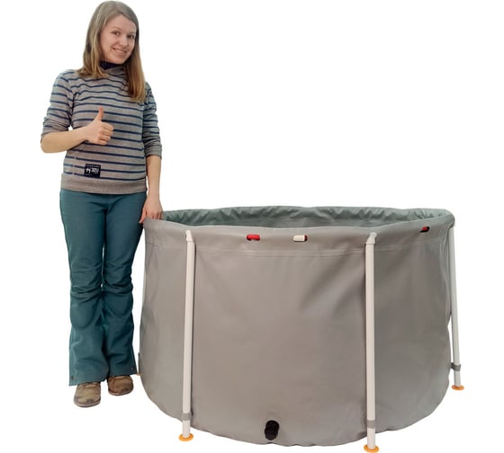 Емкость EKUD 500 л, h=70см, металлические стойки, 500L70 EKUD500L70