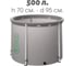 Емкость EKUD 500 л, h=70см, металлические стойки, 500L70 EKUD500L70 2