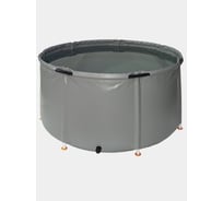 Емкость с крышкой EKUD 1000 л, h=70см, металлические стойки 1000L701 EKUD1000L701
