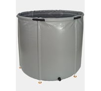 Емкость с крышкой EKUD 2000 л, h=100см, металлические стойки, 2000L1001 EKUD2000L1001