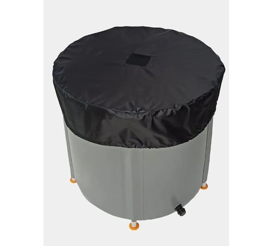 Емкость с крышкой EKUD 2000 л, h=100см, металлические стойки, 2000L1001 EKUD2000L1001