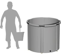 Емкость EKUD 1000 л, h=100см, металлические стойки, 1000L100 EKUD1000L100