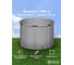 Емкость EKUD 1500 л, h=100см, металлические стойки, 1500L100 EKUD1500L100 1