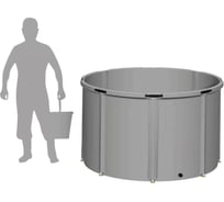 Емкость EKUD 2000 л, h=100см, металлические стойки, 2000L100 EKUD2000L100