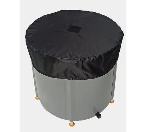 Емкость с крышкой EKUD 1500 л, h=70см, металлические стойки, 1500L701 EKUD1500L701