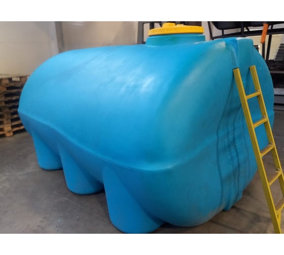 Ёмкость KSC 10000 литров, горизонтальный, синий КSC-T-Blue-10000