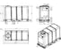Емкость Экопром KR 4000 1(63), 2(0), 3(0), 4(0) белая в обрешетке N (полный слив) 121203.4000.000.002 3