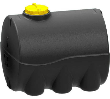 Горизонтальная ёмкость KSC 3000 л, чёрная KSC-T-BLACK-3000