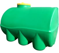 Горизонтальная ёмкость KSC 5000 л, зелёная KSC-T-5000