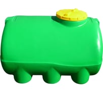 Горизонтальная ёмкость KSC 3000 л, зелёная КSC-T-3000