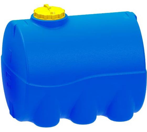 Горизонтальная емкость KSC 1000 л, синяя КSC-T-BLUE-1000
