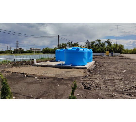 Вертикальная ёмкость для воды и топлива KSC 15000 л КSC-C-15000