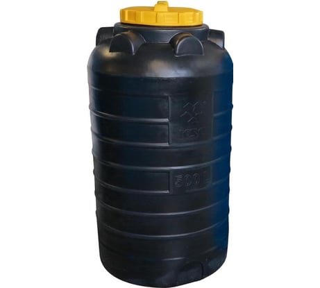 Вертикальная ёмкость KSC 500 л, черная KSC-C-BLACK-500