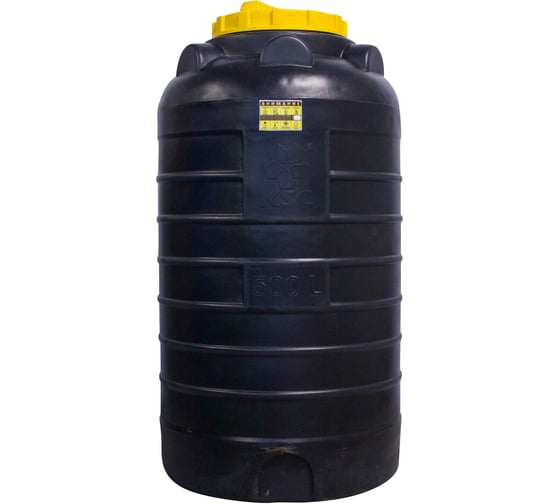 Вертикальная ёмкость KSC 500 л, черная KSC-C-BLACK-500