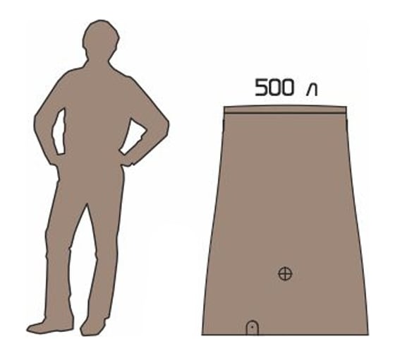 Садовая емкость KSC Шервуд 500 л КSC-SH-500