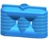 Прямоугольно-вертикальная емкость AQUAPLAST 2000л синий 4658790001668 2