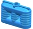 Прямоугольно-вертикальная емкость AQUAPLAST 2000л синий 4658790001668 3