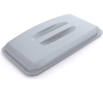 Крышка бака для мусора DURABLE DURABIN 60 л, серая 1800497040